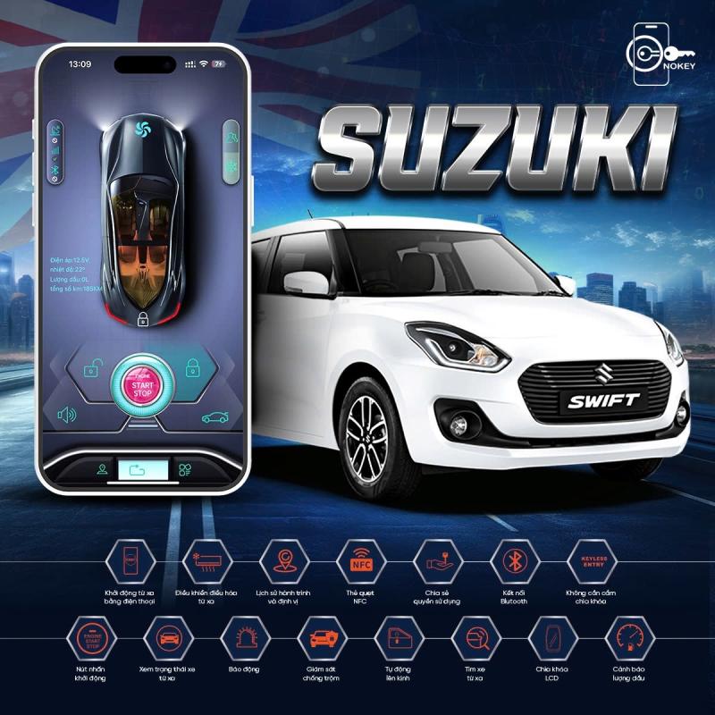 Ứng dụng quản lý xe ô tô Suzuki