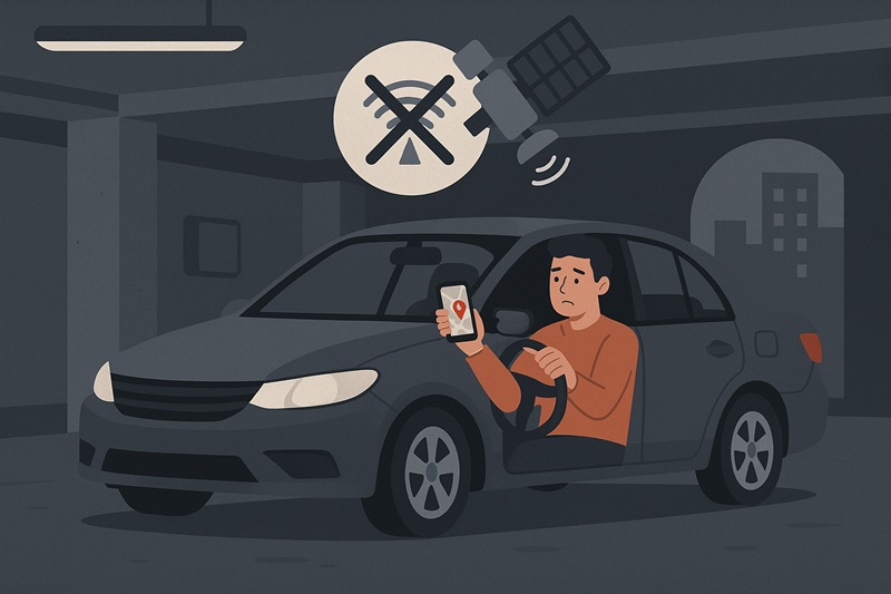 Lỗi định vị GPS không chính xác hoặc mất tín hiệu