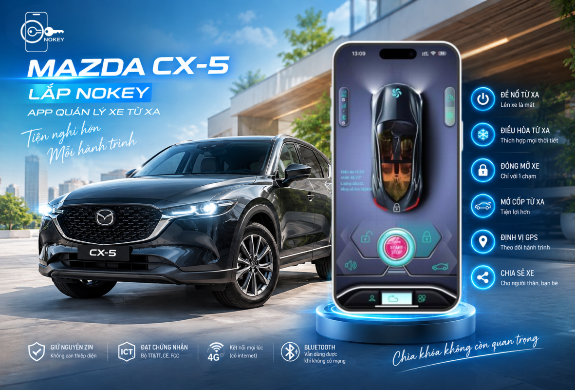 ĐỀ NỔ TỪ XA CX5