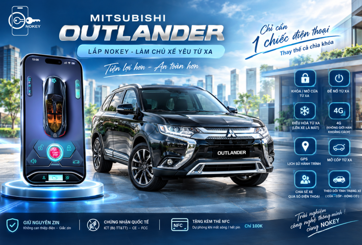 đề nổ từ xa outlander